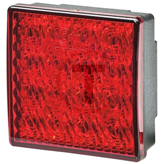 HELLA Mistachterlicht LED - 455VF2NE 357029141, VF2NE357029141 | Afmetingen B x H x D: 80 x 80 x 33,7 mm | Aantal LED's: 24