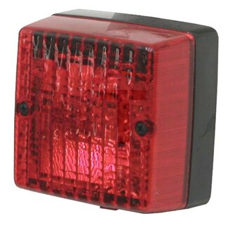 HELLA Rear fog light - Dimensions W x H x D: 97 x 97 x 57 mm, Bulb: 12V21WK/P21W, Bulbs included: No