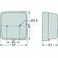 HELLA Nebelschlussleuchte - Abmessungen B x H x T: 97 x 97 x 57 mm, Leuchtmittel: P21W - 2NE003315011