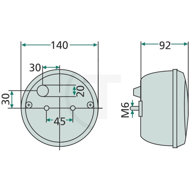 HELLA Nebelschlussleuchte Ø 140 x 92 mm, P21W, 12 / 24 V | 2NE001423011