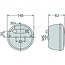 HELLA Nebelschlussleuchte Ø 140 x 92 mm, P21W, 12 / 24 V | 2NE001423011