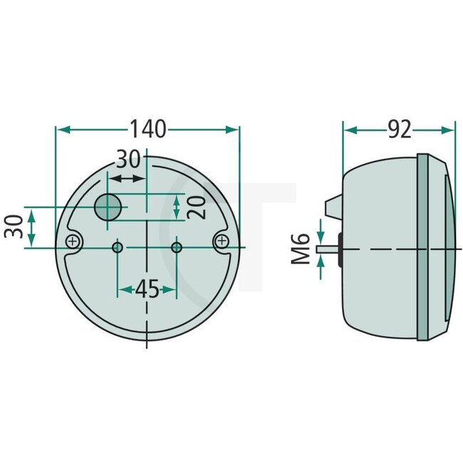 HELLA Rückfahrscheinwerfer 140 x 140 x 92 mm, P21W, 12 / 24 V | 2ZR001423001