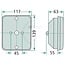 HELLA Reversing light - Dimensions W x H x D: 117 x 139 x 63 mm, Connection: Blade terminal - 2ZR003236051