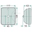 HELLA Rückfahrscheinwerfer 117 x 139 x 63 mm, P21W, 12 / 24 V - 2ZR003236051