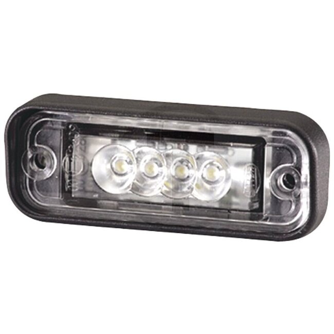 HELLA LED number plate light - Bulb: LED - 2KA010278311