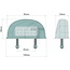 GRANIT LED number plate light 12 - 24 V, hole spacing 45 mm, 100 x 33 x 49 mm
