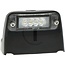 HELLA LED number plate light 12 V, 63 x 66,2 mm, black, blade terminal | 2KA010278321