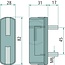 HELLA Kennzeichenleuchte C5W, 12 / 24 V, schwarz, 2 x M6 - 2KA997011021
