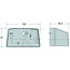 HELLA Kentekenverlichting - 4552KA 003389011, 2KA003389011 | Lamp: R10W | Plaats: links / rechts | Netspanning: 12 / 24 V