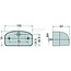 HELLA Number plate light C5W, 12 V, 106 x 55 x 60 mm, blade terminal | 2KA001386-281