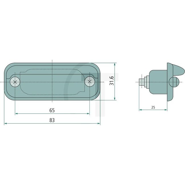 HELLA Kennzeichenleuchte C5W, 12 V, Einbau, mit Stütze | 2KA001378041