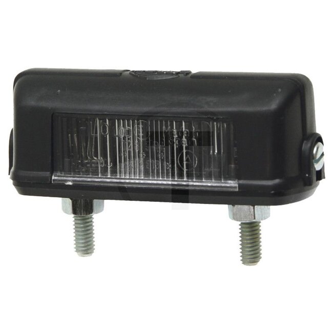 HELLA Number plate light C5W, 12/24 V, blade terminal, with support | LSP1.48500, 2KA001389-101