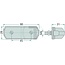 HELLA Number plate light C5W, 12/24 V, blade terminal, with support | LSP1.48500, 2KA001389-101