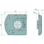 HELLA LED indicator light 12 V, 12 LEDs, 74,8 x 107,6 mm, clear lens | 2BA008260017