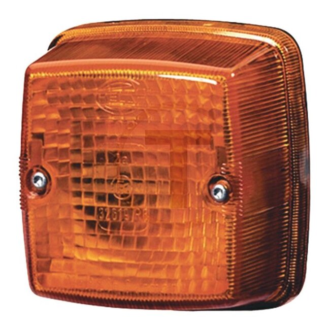 HELLA Blinklicht links / rechts 12V21WK / P21W, orange, 84 x 84 x 51 mm - 0009741006, 2BA003014-111