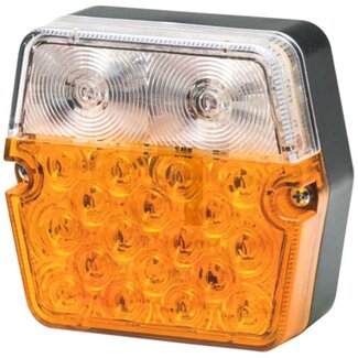 HELLA LED Mehrfunktionsleuchte - Abmessungen B x H x T: 101 x 94 x 41 mm, Anschluss: offene Kabelenden