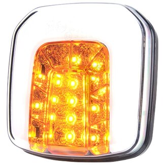 GRANIT LED knipper-breedtelicht links / rechts 12 / 24 V, 108 x 102 x 63 mm