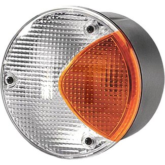 HELLA Indicator/reversing light round P21W, Ø 122,5 mm, 12 / 24 V Claas