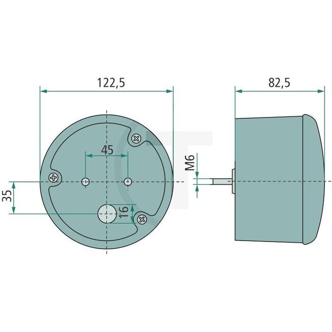 HELLA Blink-Rückfahrleuchte p.f. Claas-Traktoren 031 832 20 - Leuchtmittel: P21W - 2BN964169051