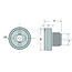 ASPÖCK Lamp Monopoint II LED wit/helder 12 / 24 V, Ø 38 x 29 mm