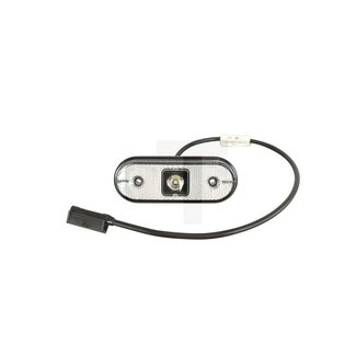 ASPÖCK LED Positionsleuchte Unipoint I LED weiß 24 V, Kabel 500 mm