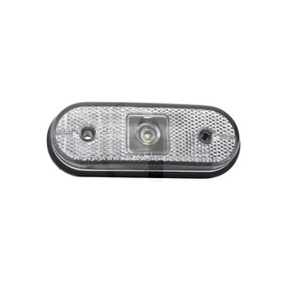 ASPÖCK LED Positionsleuchte Unipoint I LED weiß 24 V, Kabel 1500 mm
