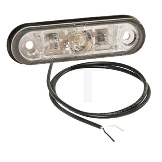 ASPÖCK Breedtelicht Posipoint II LED wit/helder, 81 x 24 mm, P&R-aansluiting