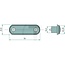 HELLA Umrissleuchte LED, 2 Stück - 455002019220192 | Ausführung: für waagerechten oder senkrechten Einbau, Lichtscheibe glasklar mit 2 roten LEDs 0,5 Watt, Verwendbar als Schlussleuchte oder Umrissleuchte, mit Dichtring und Kappen für die Befestigungslöcher, An