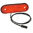 ASPÖCK Marker light Posipoint II LED red, 81 x 24 mm, P&R-connection