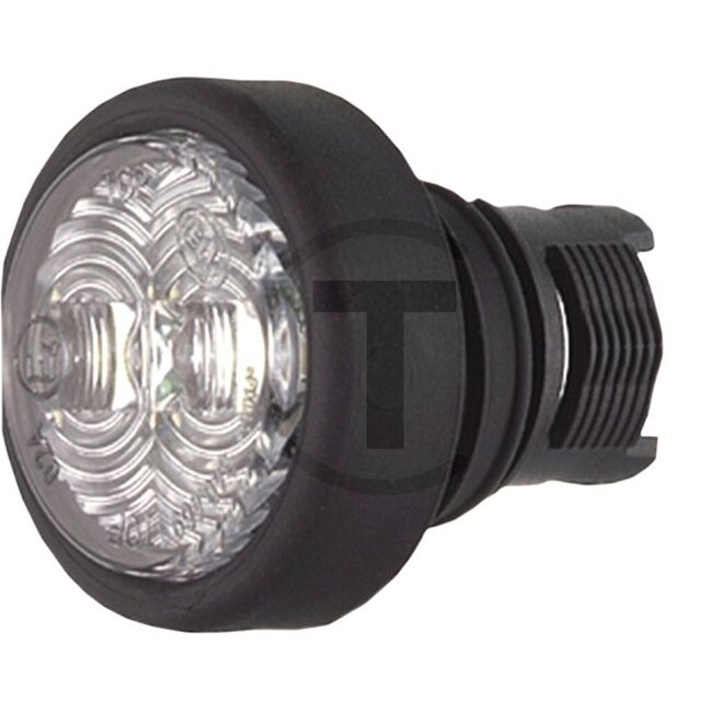 HELLA Positionsleuchte LED weiß 24 V, 2-polig ECon, rund - 2PF340825001