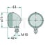 HELLA Position light - Bulb: 12V5WK / R5W - X830180033000, X830180035010, 2PF001648-161