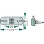 PROPLAST LED zijdelings markeringslicht Unipoint geel 24 V, 119 x 44 x 16 mm | 21200000