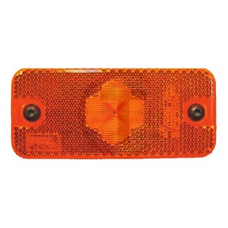 PROPLAST LED zijdelings markeringslicht oranje 24 V, 110 x 50 x 18 mm