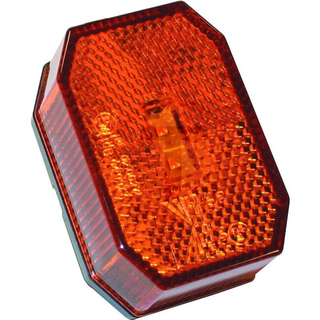 ASPÖCK Lamp Flexipoint II LED 12 V, 44 x 65 x 28 mm, orange, Flat DC cable | 413377001