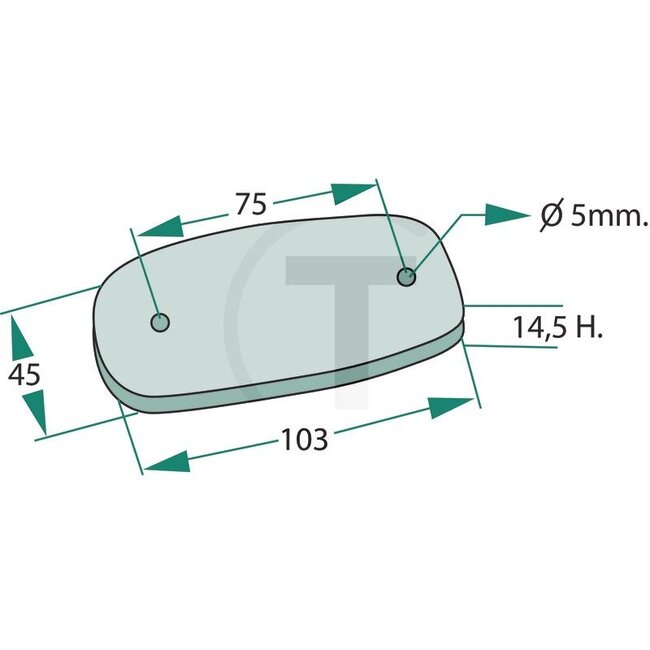 GRANIT Zijmarkeringslicht - 70799165, FL.51.703, 229 | Uitvoering: met circa 50 cm aansluitkabel | Lamp: LED | Inclusief lamp: ja