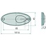 HELLA Seitenmarkierungsleuchte LED orange, 101,6 x 45 x 12,5 mm, 24 V - 2PS964295071