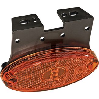ASPÖCK Lamp Flatpoint II LED 24 V, 102 x 46 x 49 mm, oranje, naar achteren
