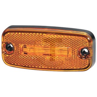 HELLA Zijmarkeringslicht LED 111,3 x 51,2 x 20,9 mm, oranje, 12 V