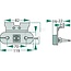 PROPLAST LED-Seitenmarkierungsleuchte Unipoint gelb 24 V, 119 x 16 x 44 mm | 21200004