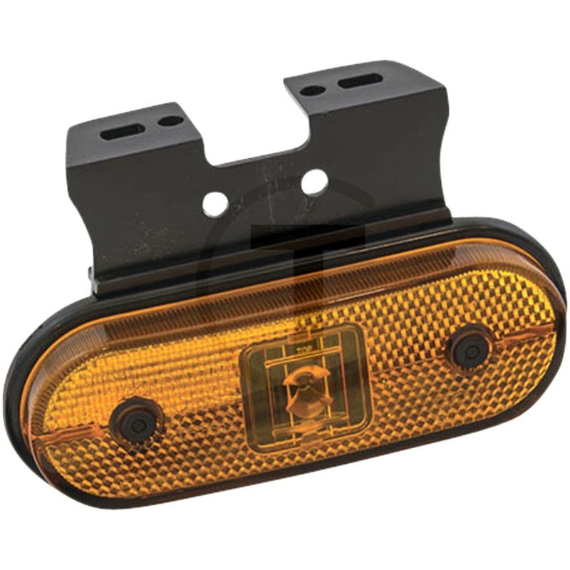 ASPÖCK Lamp Unipoint I LED 24 V, 119 x 44/75 x 40 mm, oranje, kabel 500 mm