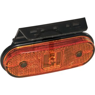 ASPÖCK Lampe Unipoint I LED 24 V, 119 x 44/78 x 35 mm, orange, Kabel 500 mm