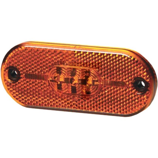 HELLA Zijmarkeringslicht - 455VF2PS 357009001, VF2PS357009001 | Lamp: LED | Aansluiting: vlakstekkeraansluiting (6,3 mm) | Breedte: 108 mm