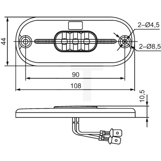 HELLA Feu de position latéral - 455VF2PS 357009001, VF2PS357009001