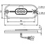 HELLA Zijmarkeringslicht - 455VF2PS 357009001, VF2PS357009001 | Lamp: LED | Aansluiting: vlakstekkeraansluiting (6,3 mm) | Breedte: 108 mm