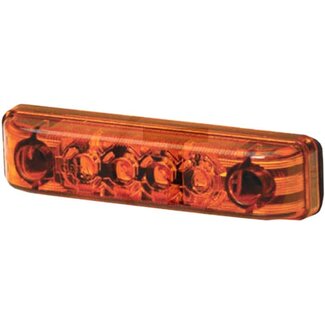 HELLA LED Seitenmarkierungsleuchte gelb 12 V, 65 x 16 x 11 mm