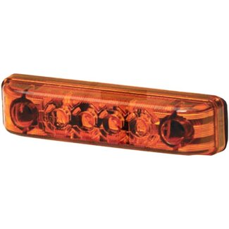 HELLA LED zijmarkeringslicht geel 24 V, 65 x 16 x 11 mm