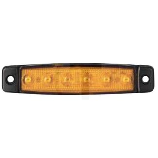 GRANIT LED-Seiten-Markierungsleuchte gelb 12 V, 6 LED's