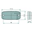 HELLA Zijmarkeringslicht LED 21 x 51 x 111 mm, geel, 24 V, met reflector | 2PS345600011