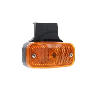 Vignal Zijmarkeringslicht - Uitvoering: met hoekbeugel 90°, Lamp: T4W, Kleur: Lens: oranje
