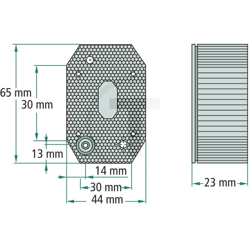 ASPÖCK Lamp Flexipoint I C5W 12 V, 44 x 65 x 28 mm, oranje, tule | 401941001, foto 2 van 2
